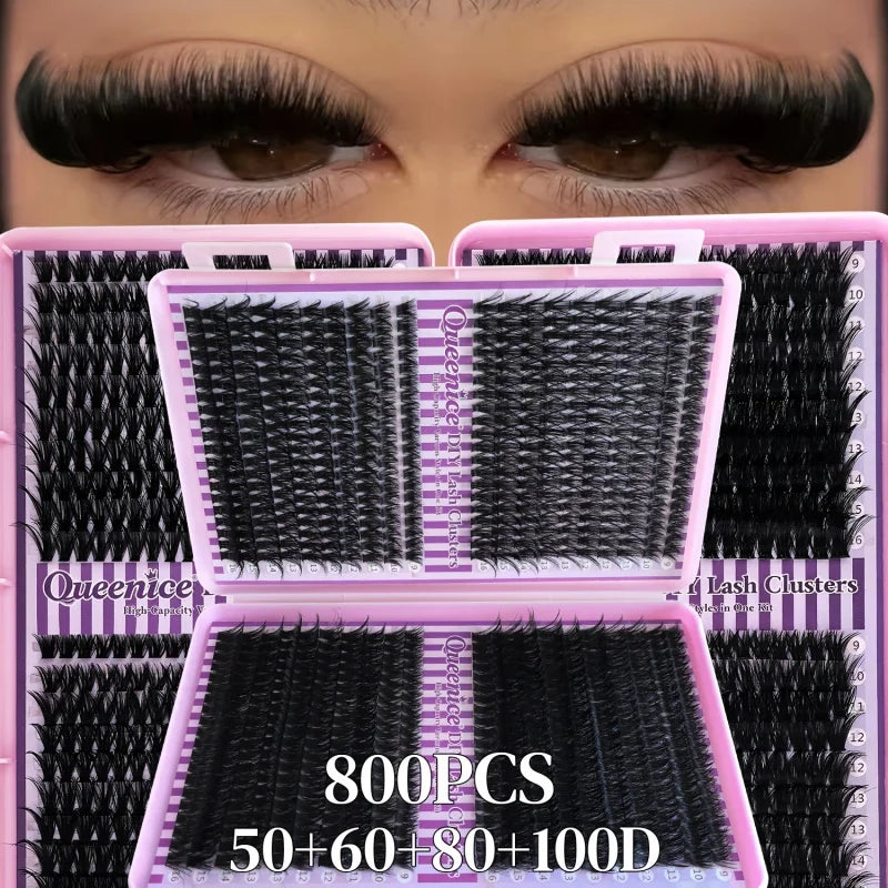 Volume False Eyelash Clusters Set