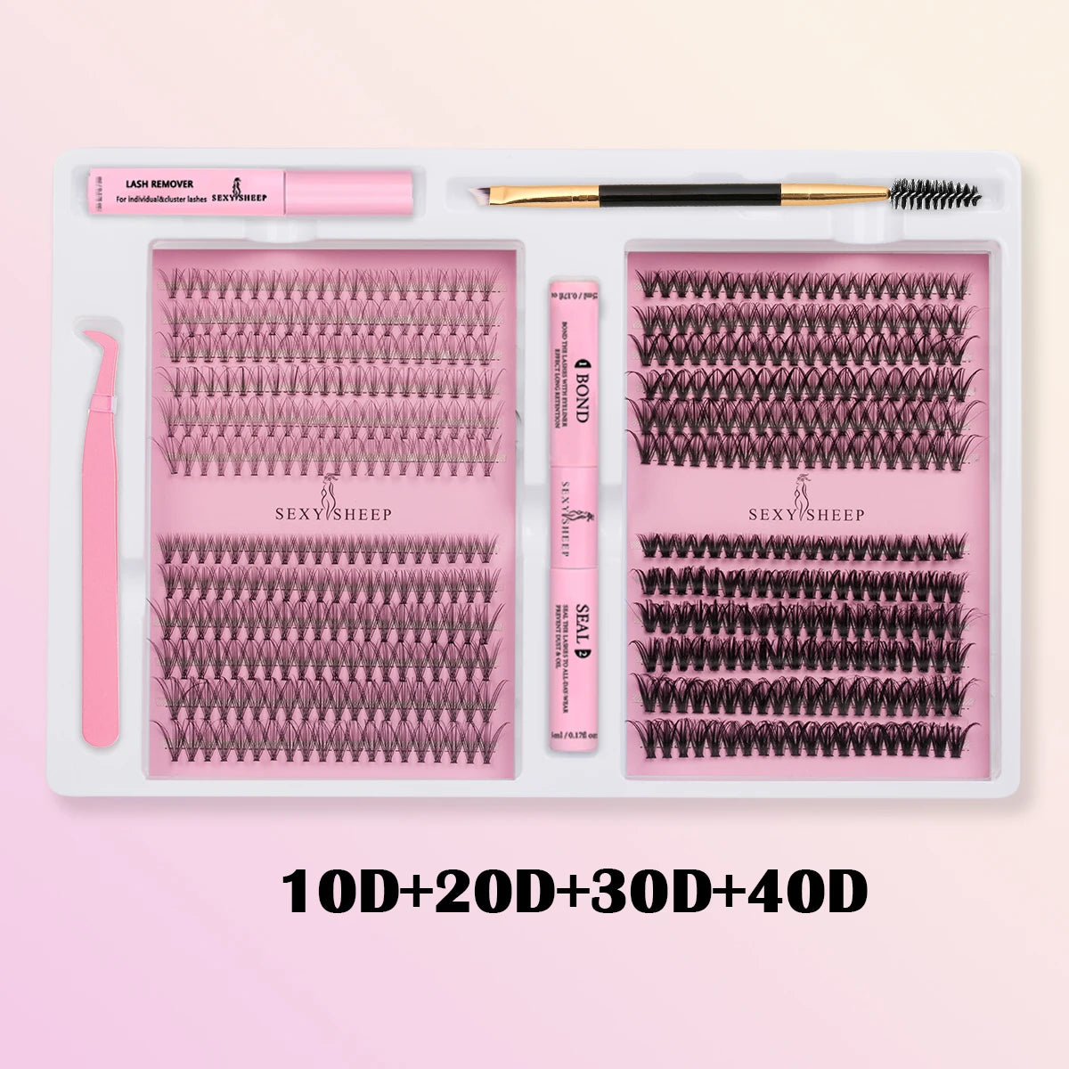 DIY Cluster Lash Extension Kit