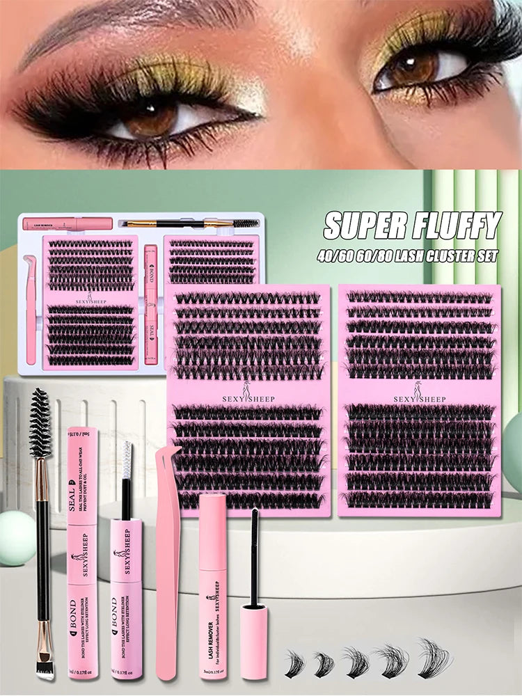 DIY Cluster Lash Extension Kit