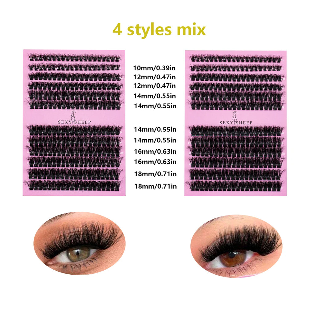 DIY Cluster Lash Extension Kit
