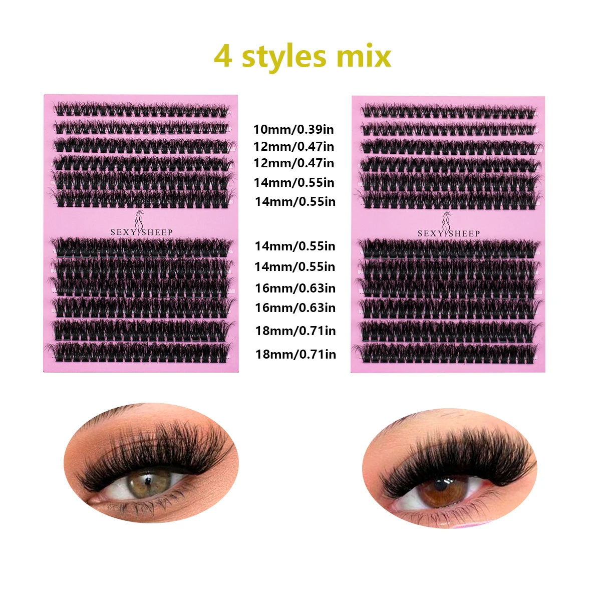 DIY Cluster Lash Extension Kit