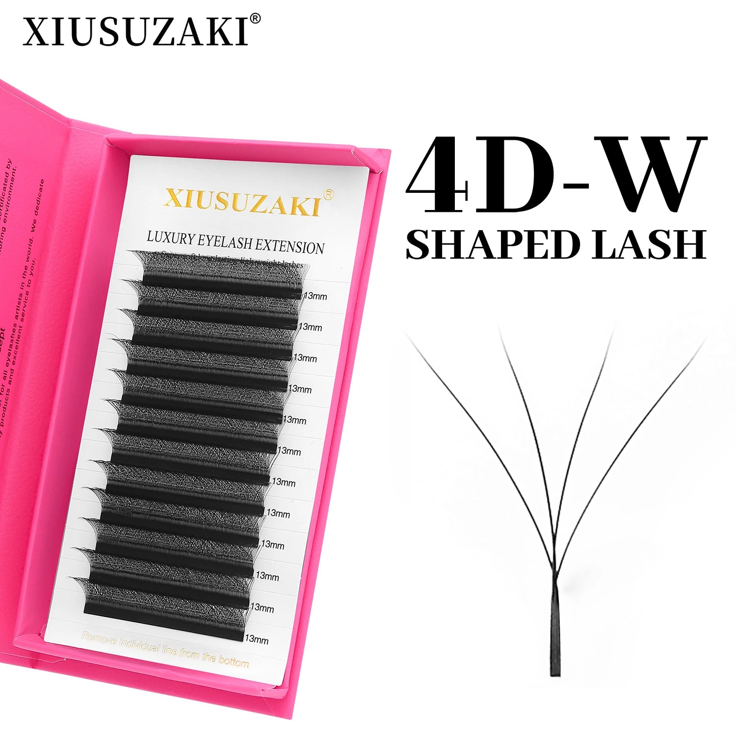 W Shaped Premade Fan Eyelash Extensions