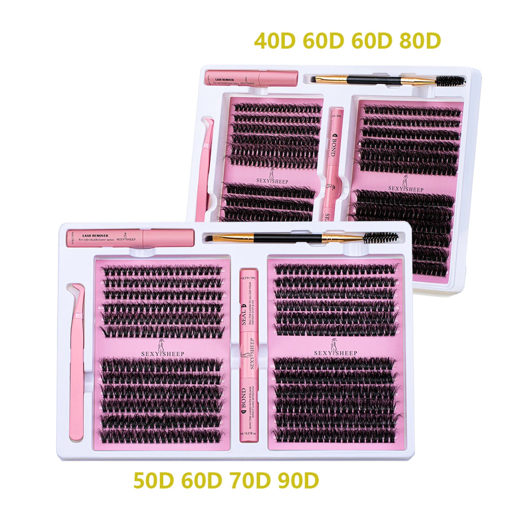 DIY Cluster Lash Extension Kit