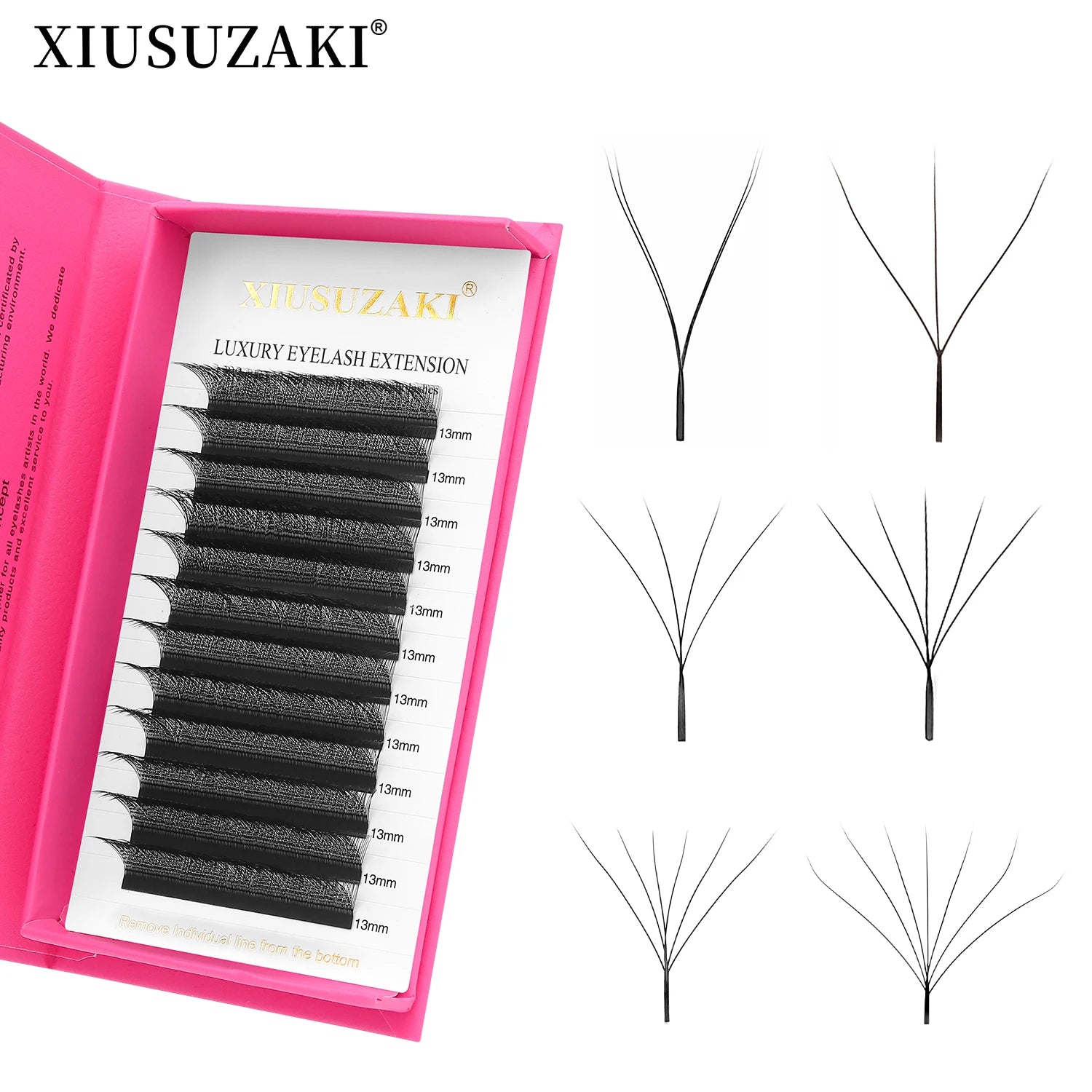 W Shaped Premade Fan Eyelash Extensions