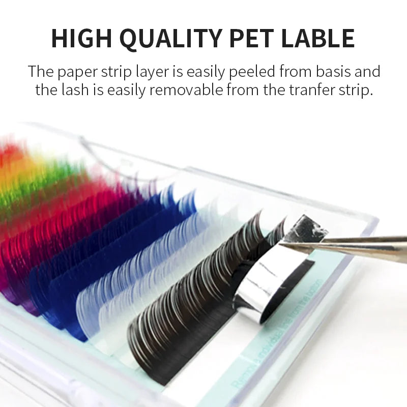Colorful Mix Individual Eyelash Extensions